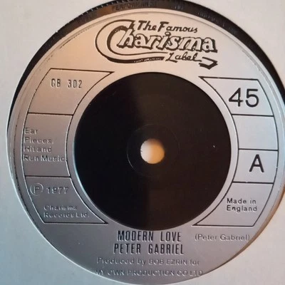PETER GABRIEL - 7" Vinyl - Modern Love  - Charisma - 1977 - Image 1 of 2