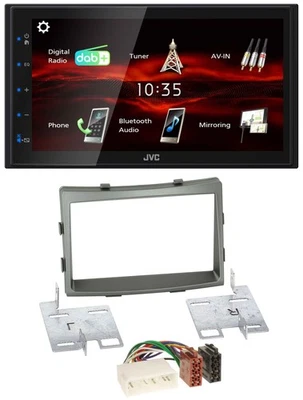 JVC USB Bluetooth MP3 DAB 2DIN Autoradio für SSangYong Rodius ab 2013 - Bild 1 von 4