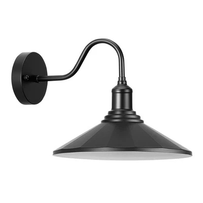 VEVOR Outdoor Barn Light 11.5" Farmhouse Gooseneck Exterior Wall Sconce Porch - Image 1 of 4