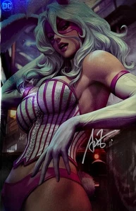 Batman & Robin #1 DC Comics Signed Stanley Artgerm Lau Foil Variant COA - Picture 1 of 3