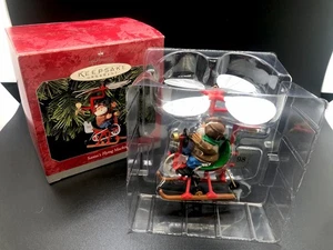 Hallmark Christbaumschmuck Weihnachtsmann Flugmaschine Neu 1998 Weihnachtsmann! - Bild 1 von 18