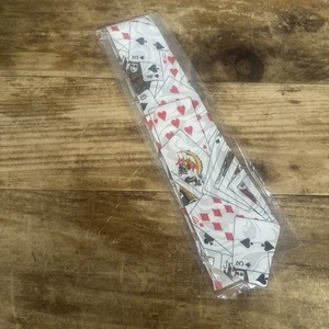 Museo Hand Made Art Necktie -Deck of Playing Cards - Gambler - Brand NEW - Picture 1 of 5