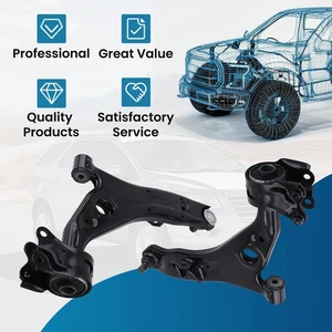 Par de brazos de control inferiores de suspensión delantera con rótula para Ford Edge 07-14 3,5 L - Imagen 1 de 15