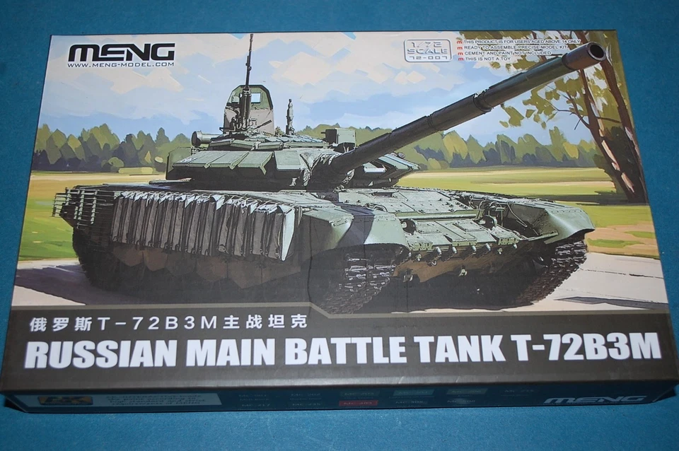 Meng Model 72-007 - Russian Main Battle Tank T-72B3M scala 1/72 - Immagine 1 di 1
