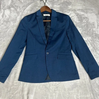 H&M Kids Blue Blazer Jacket Formal Occasion Boys Size 11-12Y - Image 1 of 4