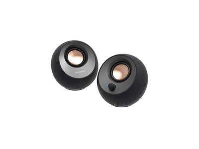 Creative Pebble V3 2.0 Bluetooth Speaker System - 8 W RMS - Black - Desktop - - Image 1 of 4