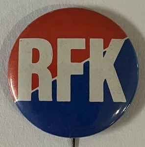 1968 rare large font RFK Robert Kennedy Pinback button - Picture 1 of 2