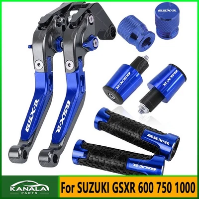 Brake Clutch Levers Handle Grips Cap Tire Cover Cap For SUZUKI GSXR 600 750 1000 - Image 1 of 3