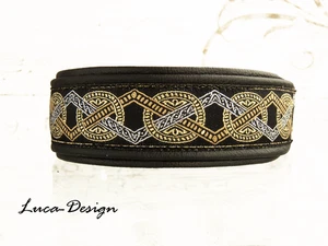 Windhundhalsband Hundehalsband Greyhound collar Galgo Saluki Sloughi podenco - Picture 1 of 3