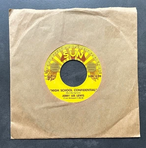 7" Jerry Lee Lewis - High School Confidential - US SUN - Picture 1 of 1