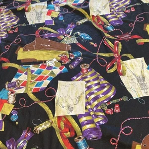 JBJ Fabrics 55577 Knit Fashion Design Print Notions Sketches Patterns 90x60 - Picture 1 of 8