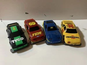 LOT OF 4 TYCO HO STOCK CARS NASCAR SLOTLESS SLOT CAR - NOS -FREE MAILING - Picture 1 of 6