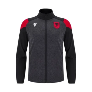 ALBANIA FOOTBALL SOCCER – TRAVEL TOP TRACKSUIT SWEATSHIRT ZIP - MACRON - Season  - Picture 1 of 4