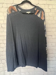 Blusa pullover blu taglie forti Maurice's taglia 3x - Foto 1 di 3