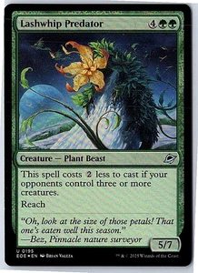 Lashwhip Predator U Edge of Eternities 195 NM FOIL - Picture 1 of 1