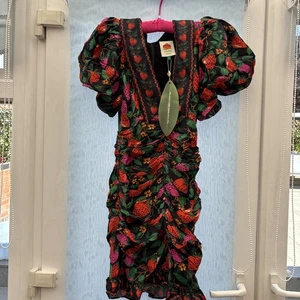 Farm Rio Lady Strawberry Mini Dress size small bnwt - Picture 1 of 8