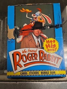 ROGER RABBIT - Box of 36 sealed packs -1988 release FREE SHIPPING - Picture 1 of 4