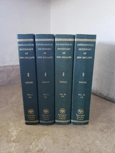 Genealogisches Wörterbuch der ersten Siedler Neuenglands, Vol. 1-4 , 1977 - Bild 1 von 5