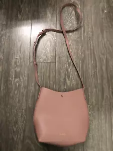 Samara Schultertasche Handtasche Crossbody Pfingstrose rosa verstellbarer Riemen gebraucht - Bild 1 von 9