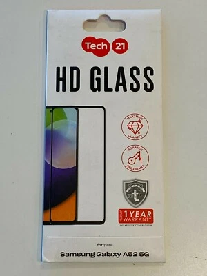 TECH21 TEMPERED GLASS SCREEN PROTECTOR FOR Samsung Galaxy A52 5G - Image 1 of 2