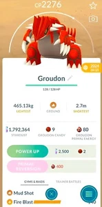 Groudon | Pokemon Home, personalized OT | Pokemon Trade Go✨ - Picture 1 of 2