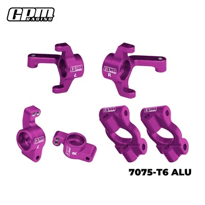 GPM 7075Alu Front Caster Blocks &Spindles & Rear Hubs LOSI 1/24 Micro-B Micro-T - Image 1 of 4