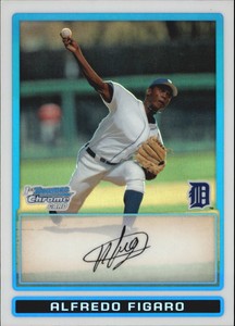 2009 (TIGERS) Bowman Chrome Prospects Refractors #BCP41 Alfredo Figaro /599