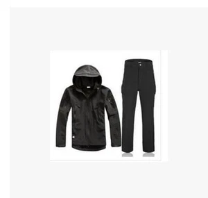 Men Hunting Camouflage Clothing Waterproof Windproof Hooded Jacket & Pants R145 - Picture 1 of 34