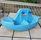 Vintage Little Tikes Blue Boat Teeter for Two Toddler Teeter Totter