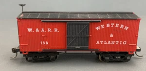 HO Scale Mantua W. & A.R.R. 1Boxcar #158 W/Kadees HO3128 - Picture 1 of 7
