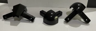17 Eckverbinder schwarz zum Anschluss für 3 Viertelkreisprofile 32mm Octanorm - Bild 1 von 2