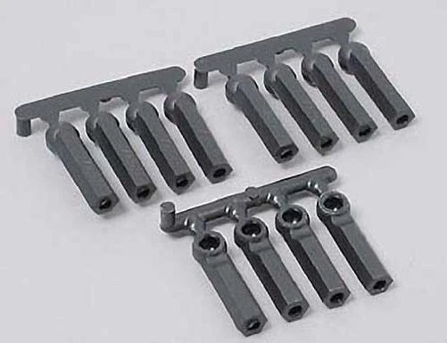 RPM 73392 Black 4-40 Long Shank Rod Ends for 4.3mm Ball - Associated, Losi, HPI - Image 1 of 1