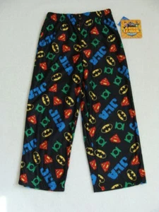 Nuevos con etiquetas Pantalones de Dormir de Lanza de la Liga de la Justicia para Niños Talla 4 5 Pijamas Pjs Lounge Batman - Imagen 1 de 1