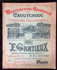F GRATIEUX MANUFACTURE GENERALE DE CAOUTCHOUC 1910