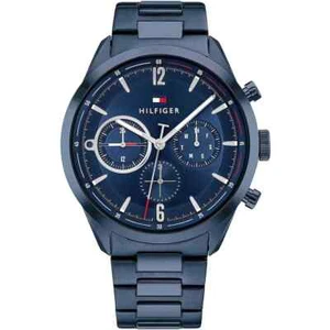 Orologio Uomo Tommy Hilfiger Crono Total Blu Ref. 1791945 2 Anni di Garanzia - Foto 1 di 6