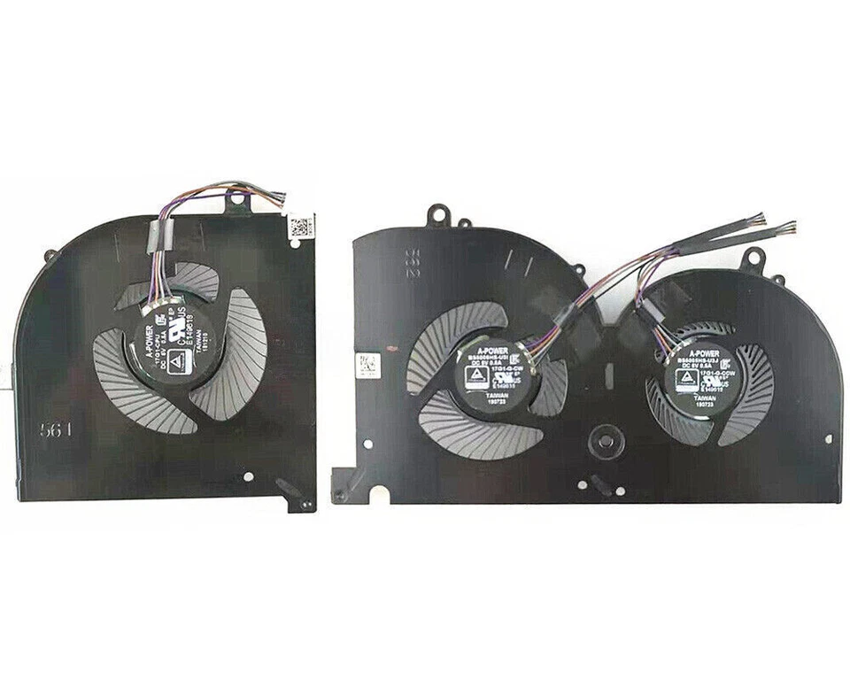 New CPU & GPU Cooling Fan For MSI GS75 Stealth P75 Creator 9SE MS-17G1 MS-17G2 - Bild 1 von 1