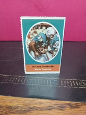Larry Csonka 1972 Sunoco Football Sticker Miami Dolphins
