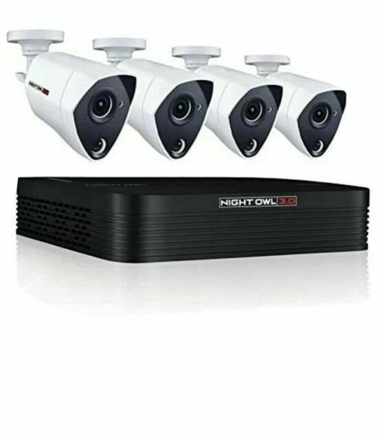 Night Owl C841PIR3MP Indoor/Outdoor 4 3MP Wired Infrared Security Camera System