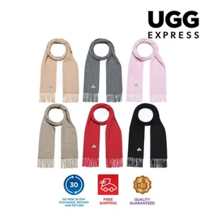 EVERAU® 100% Genuine Australia Wool Plain Scarf Soft Warm Winter Wraps Shawl Eva - Picture 1 of 70