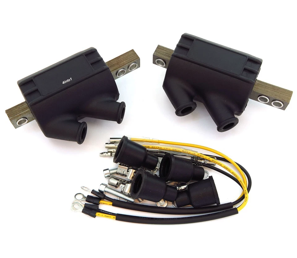 2 Pack 5 ohm Dual Output Coil Honda CA72 CA77 CB350 CB550 CB750 GL1000 Goldwing - Image 1 of 1