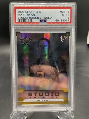 2008 leaf R & S matt ryan studio rookies gold /500 psa 9  - Image 1 of 3