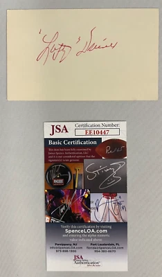 "Lefty" Driesell Signed 3x5 Card JSA Cert AUTO NCAA Coach Davidson/Maryland HOF! - Image 1 of 2