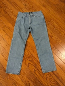 34 Heritage Jeans Mens 35x30 Blue Light Charisma Comfort Rise Tri Blend Stretch - Picture 1 of 14