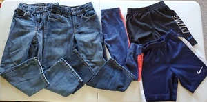 Boys Size 6 Lot Nike Shorts Carter's Pajama Pants Old Navy Loose Slim Jeans - Picture 1 of 12
