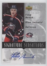 2007-08 Upper Deck Signature Sensations Filip Novak #SS-FN Auto