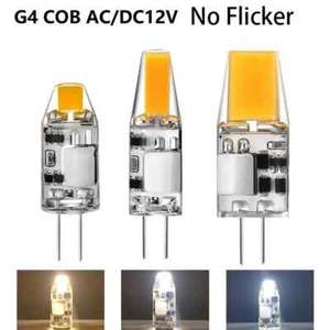Mini G4 LED Light Bulb 2W 3W 5W AC/DC12V COB Silicone Bulb for Home Chandelier - Bild 1 von 9