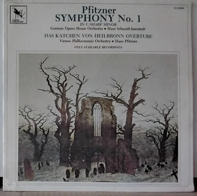 VARESE SARABANDE VC 81094 PFITZNER SYMPHONY 1 SCHMIDT-ISSERSTEDT US SEALED LP - Image 1 of 2