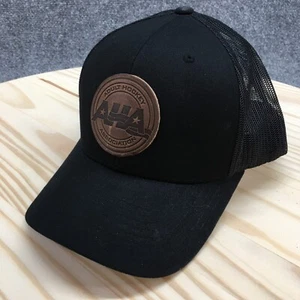 Adult Hockey Association Trucker Hat Mens Black OS Curved Brim Embroidered Logo - Picture 1 of 13