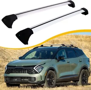Lockable Cross Bars Roof Rack Fit for 2023 2024 2025 Kia Sportage X-Line AWD/Spo - Foto 1 di 8