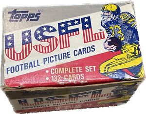 1985 Topps USFL Football Complete Set